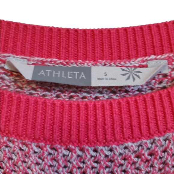 EUC Athleta Fair Isle Nordic Sweater Crew Neck Dress - Picture 10 of 12